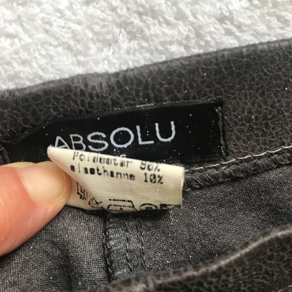 Stylish faux leather dress pants - Picture 4 of 7